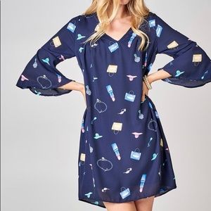 COPY - Fashion Bell Sleeved Swing Dress